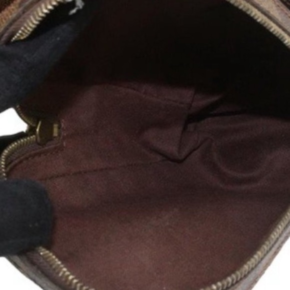 Auth LOUIS VUITTON Geronimo Damier belt bag / sling bag / fanny pack brn checker - Picture 9 of 10